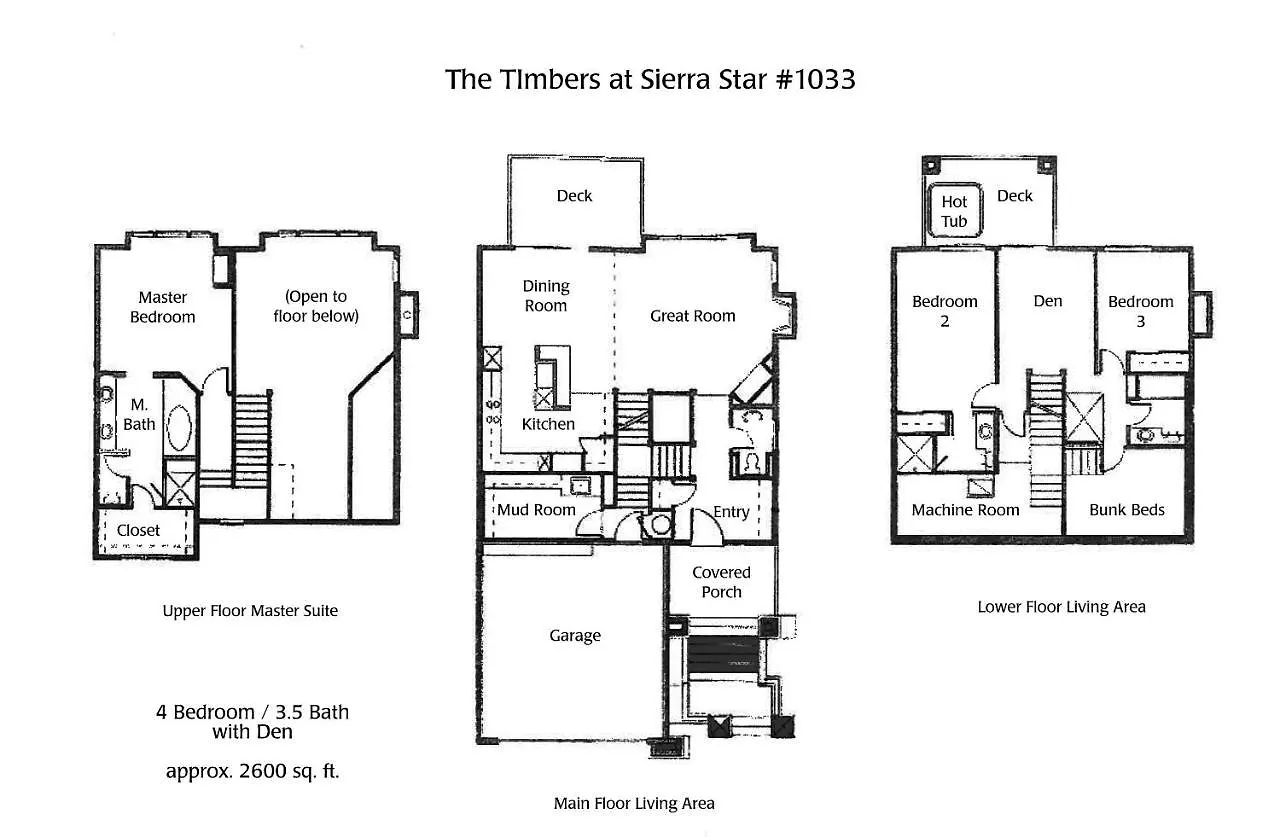 Timbers # 1033 Villa Mammoth Lakes Holiday home